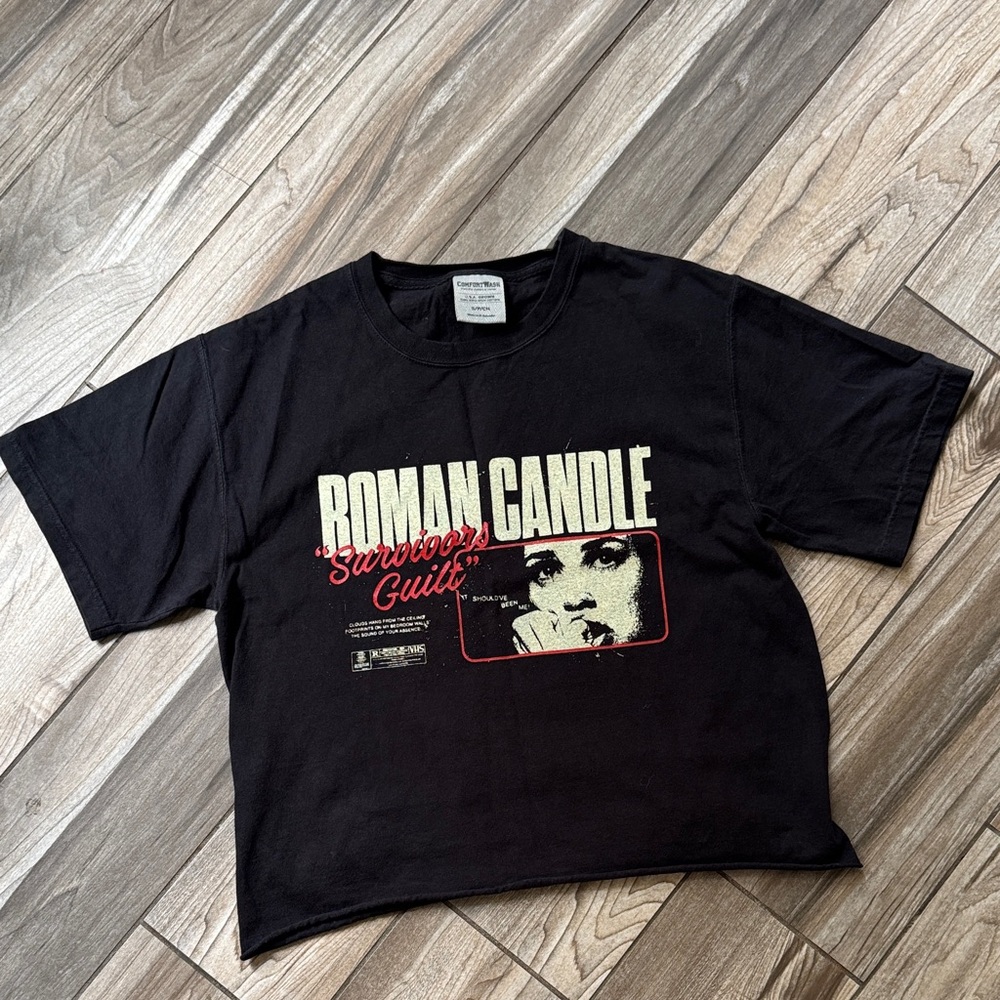 ROMAN CANDLE CROPPED T-SHIRT